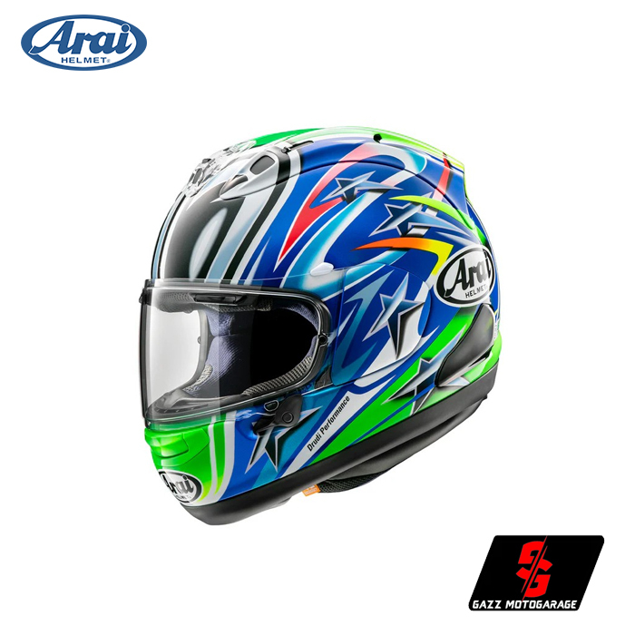 ARAI RX7X NAKANO GREEN 04 HELMET