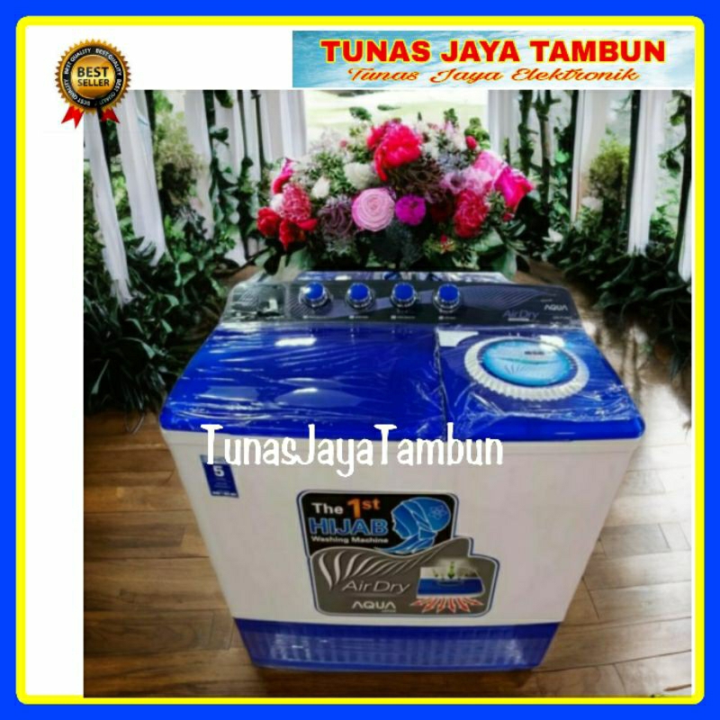 AQUA 950XT MESIN CUCI 9 KG/ MESIN CUCI AQUA QW 950XT 2 TABUNG
