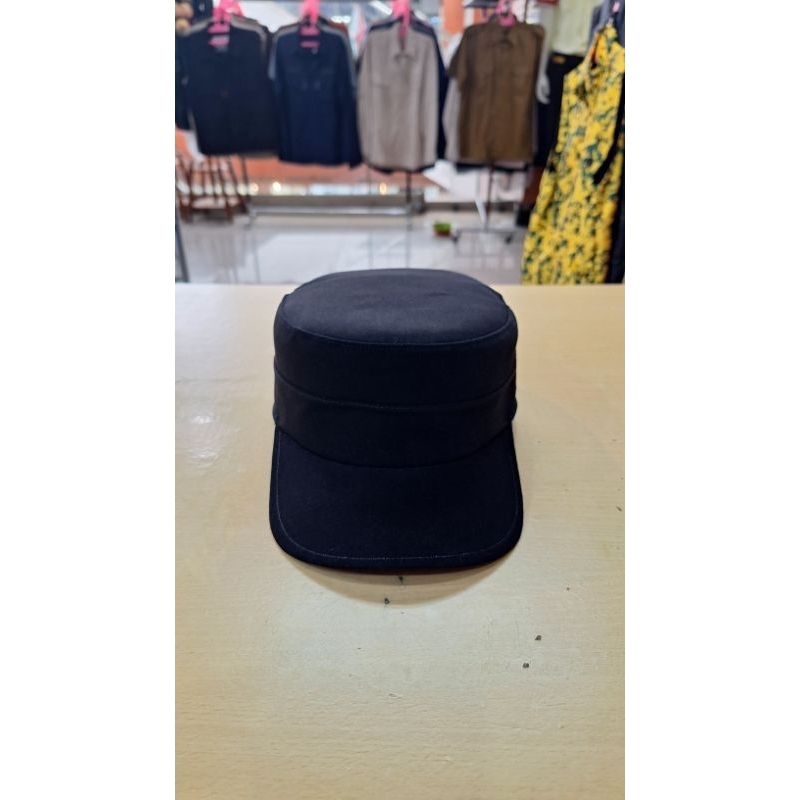 Topi komando hitam polos/topi hitam polos