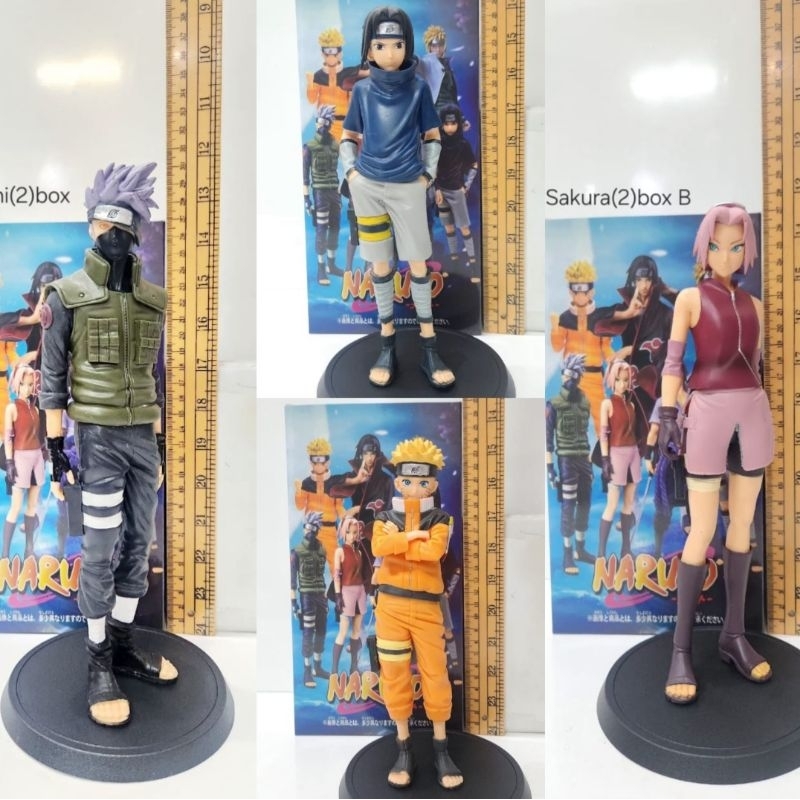 kakashi sakura sasuke naruto figure pvc