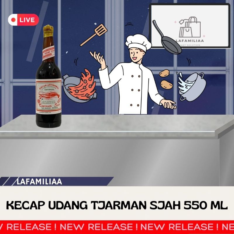 

Kecap Udang Tjarman Sjah 550ml
