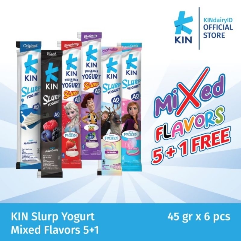 

kin yogurt slurp 45gr kemasan ekonomis