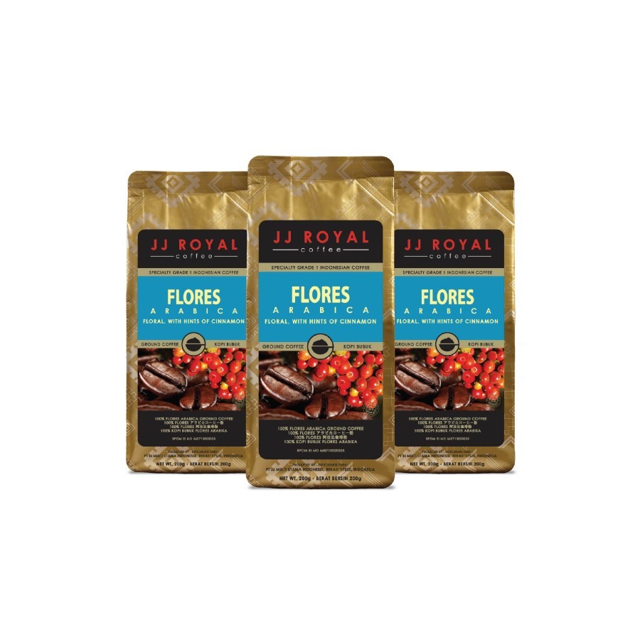

Special Price 3 JJ Royal Coffee Flores Arabica Bag 200gr