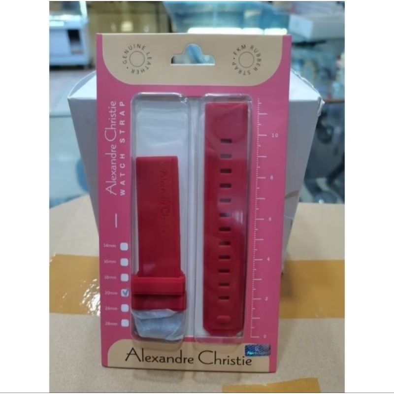 rubber strap Alexandre Christie ac9344 ac 9344 original