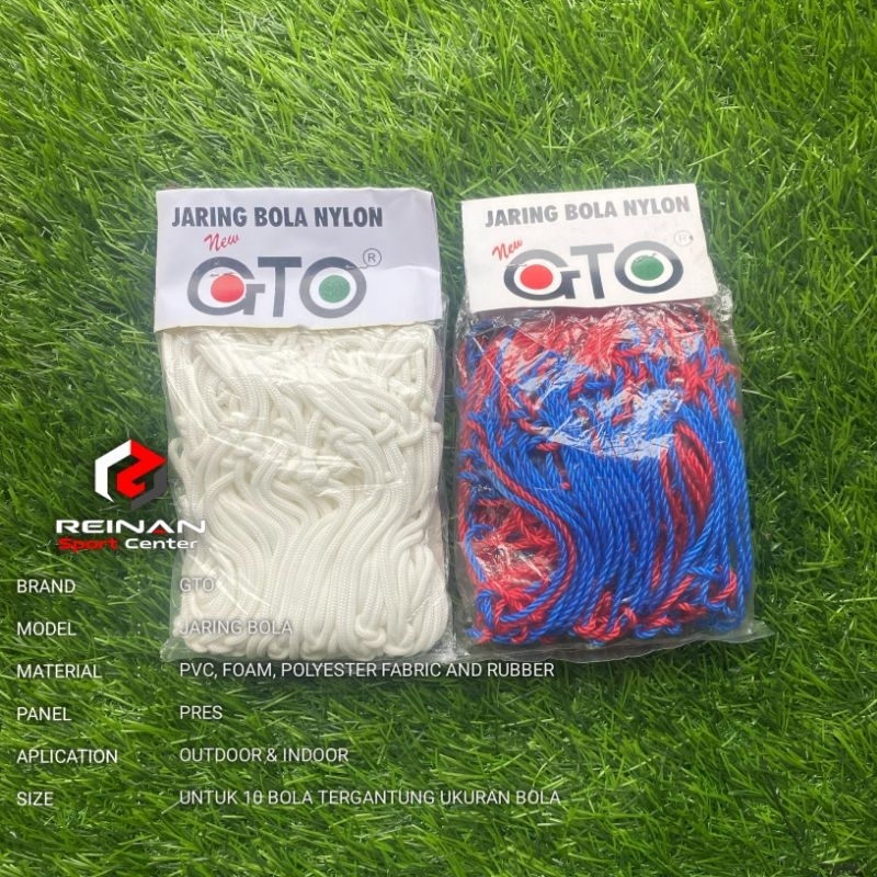 JARING BOLA BESAR/JARING WADAH BOLA/JARING BOLA NYLON/JARING BOLA SEPAK VOLI BASKET GTO
