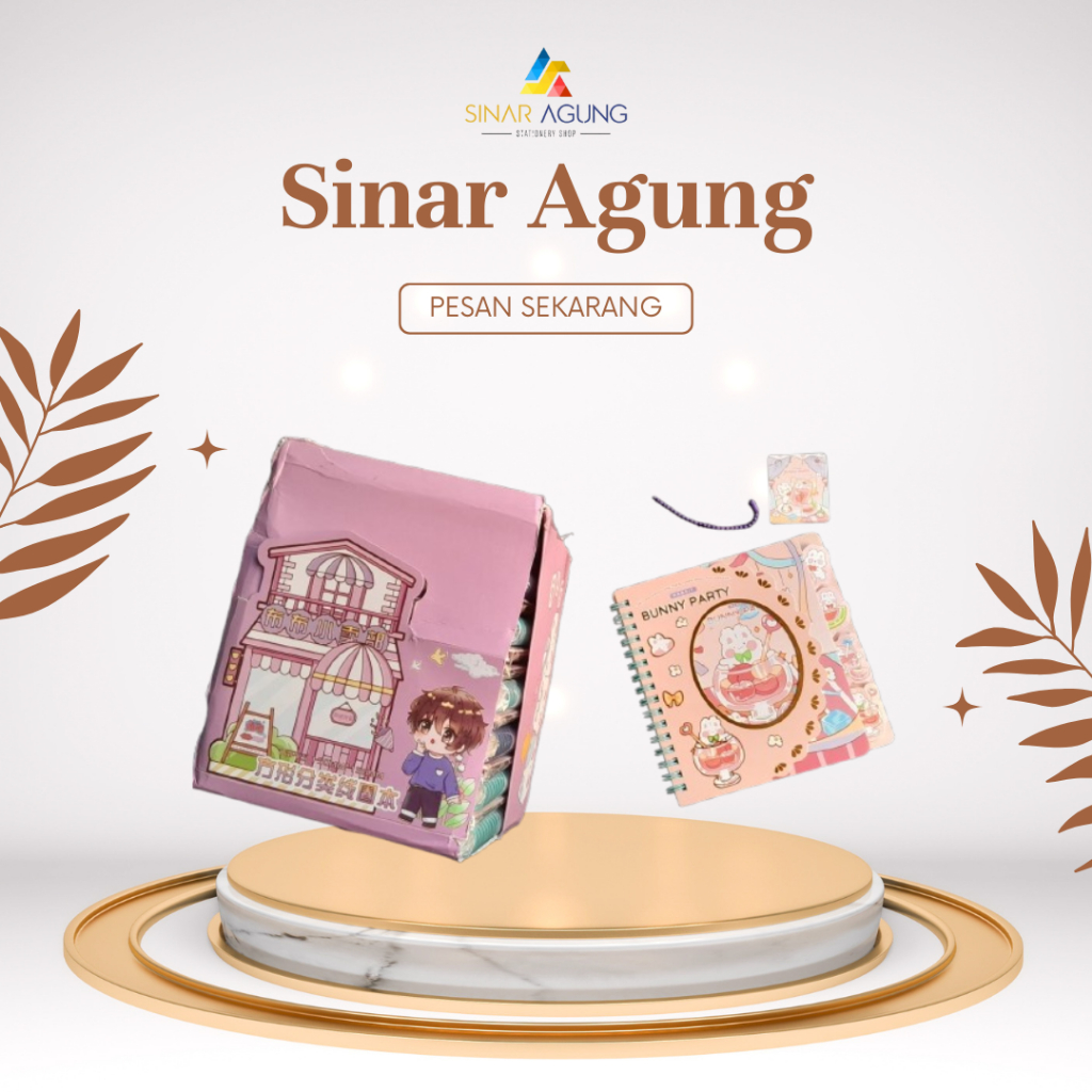 

NOTEBOOK AUTUMN CAPITAL RING A5 MOTIF LUCU / BUKU SPIRAL