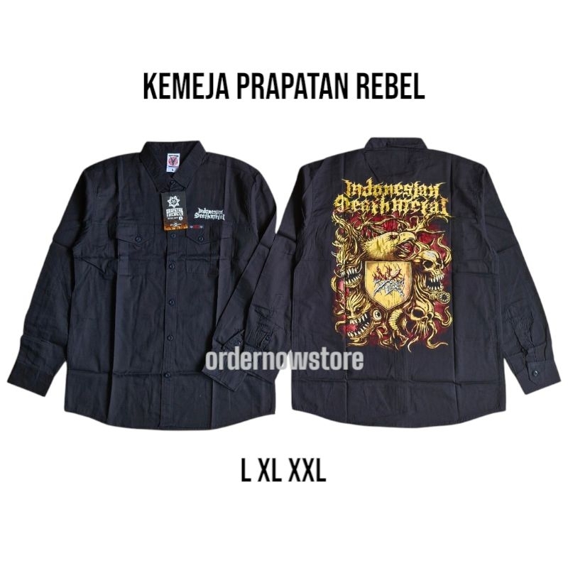 KEMEJA PRAPATAN REBEL BANDUNG ORIGINAL IDDM