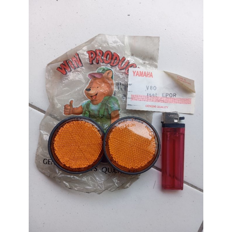 Mata Kucing Mini Reflektor Yamaha V80 V75 L2 Full marking