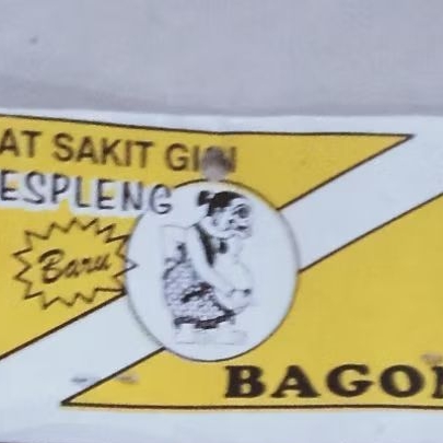 

Label warna putih kuning Mbah Bagong isi 20 biji