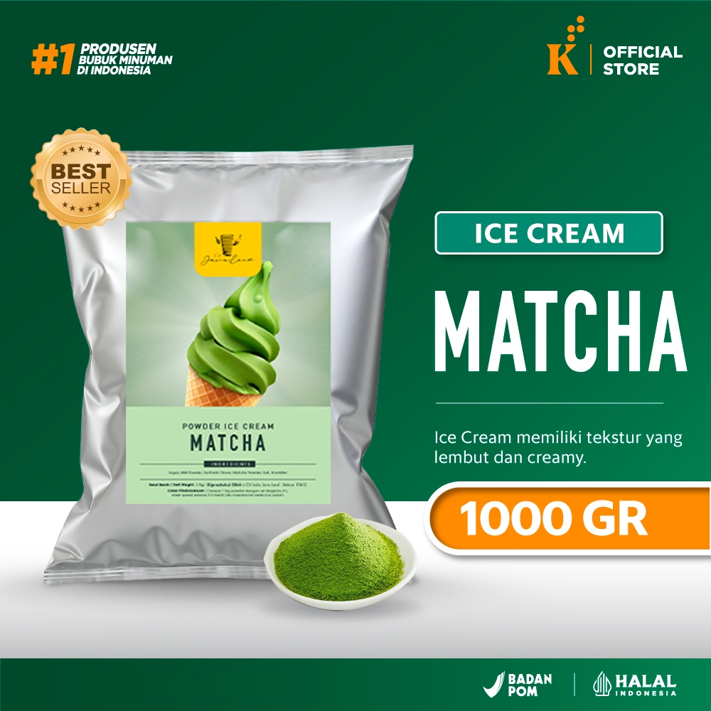 

Bubuk/Powder Es Krim Matcha Javaland 1 kg