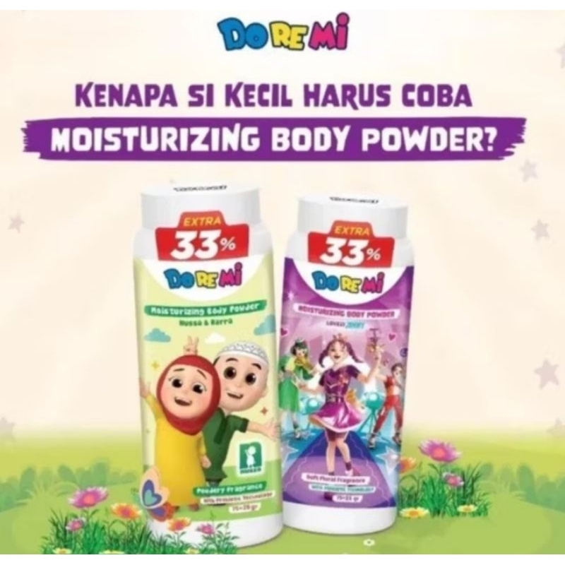 doremi moisturizing body powder