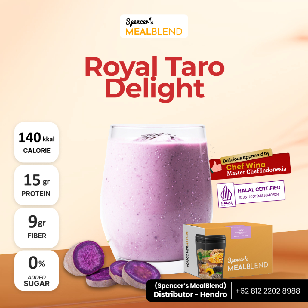 

Spencer’s MealBlend Multigrain | Rasa Taro | 100% Original | Solusi Langsing