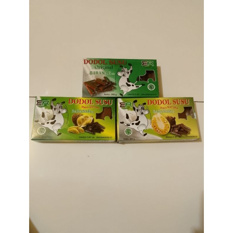

DODOL SUSU Asli pangalengan 3 Variant Rasa Asli Tanpa Pengawet 200 Gr