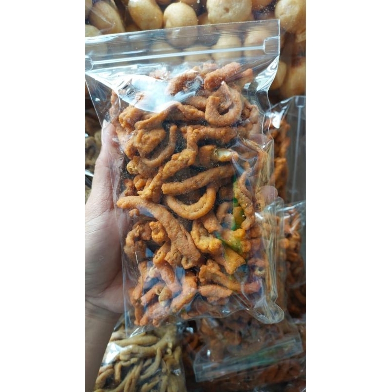 

KERIPIK USUS PEDAS -+150GR