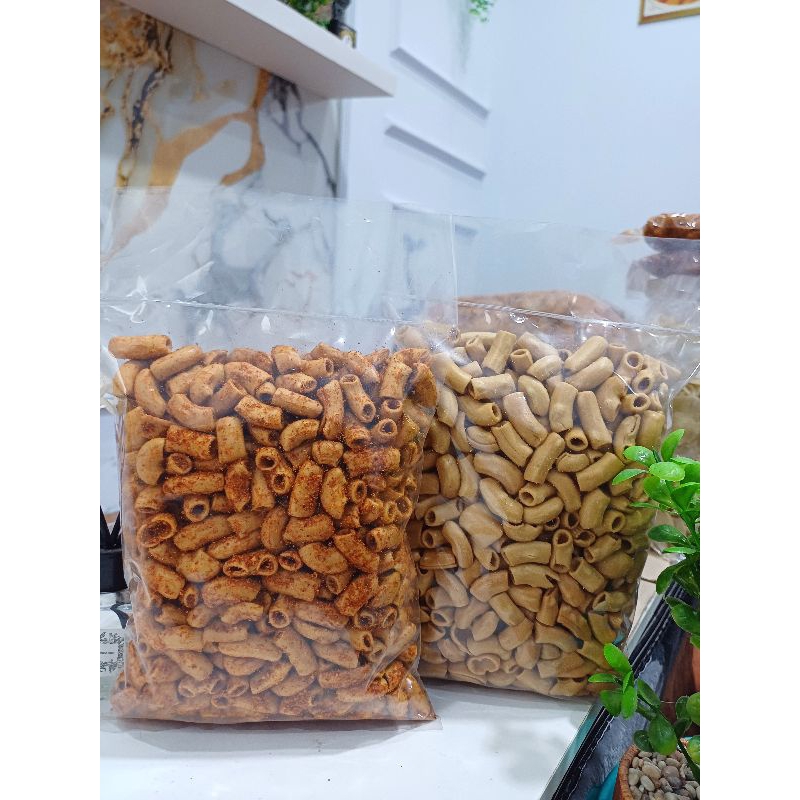 

MAKARONI BANTET 250Gr/ Makroni Tasik SIBOCIL Makanan Pedas Cemilan Snack Jajanan Viral