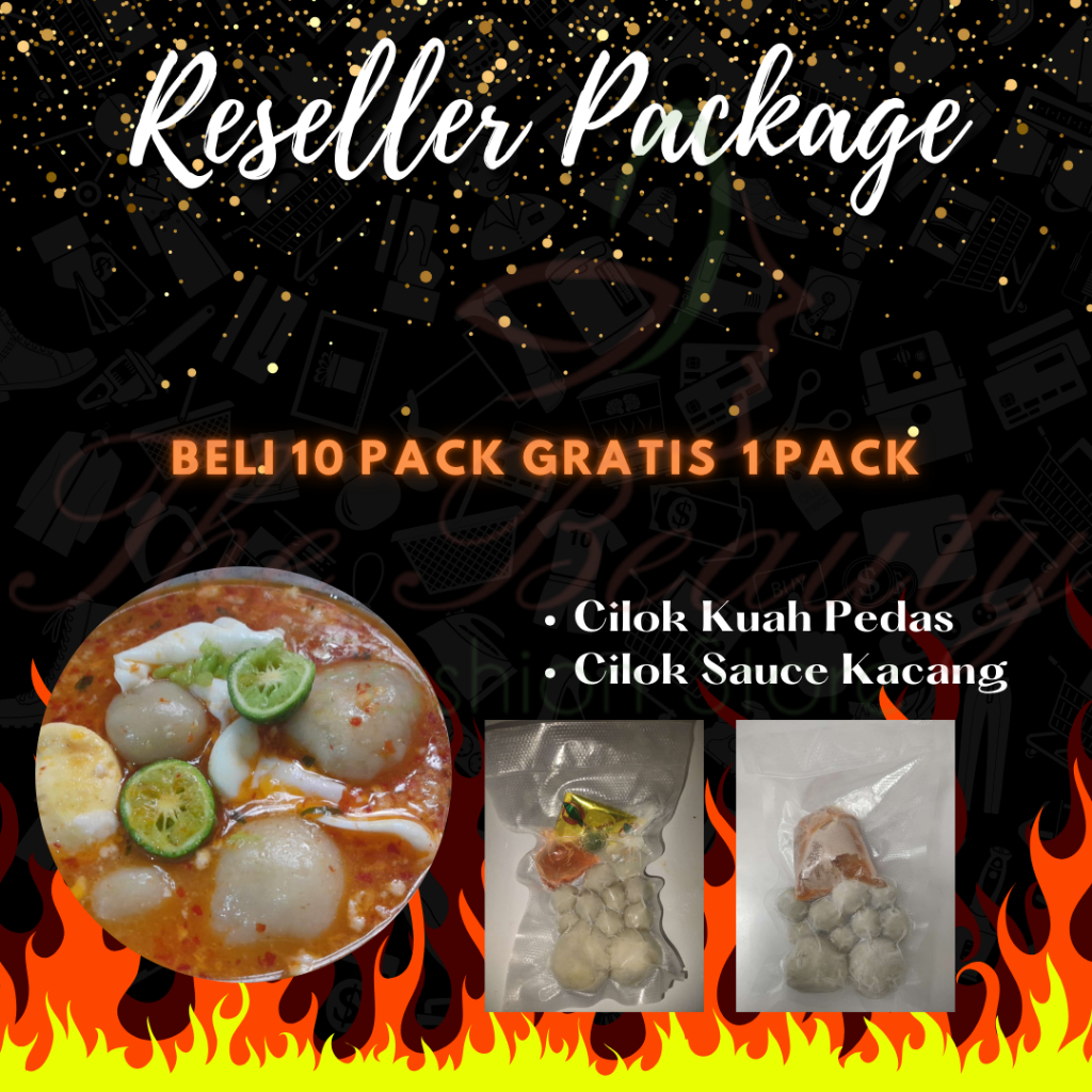 

[Open reseller ] Cilok isi /Kuah Pedas/Sauce Kacang 200gr