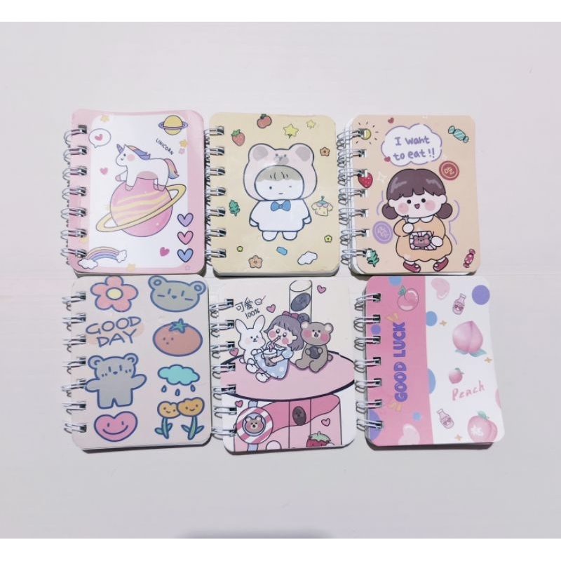 

NOTE BOOK MINI BUKU CATATAN KECIL MEMO BOOK MOTIF KARTUN LUCU TEBAL