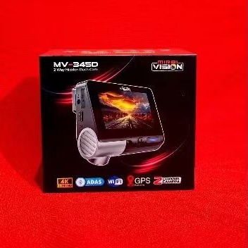 Dashcam Mirai MV-345 D - 2 Way Hiden Dashcam  4k Adas