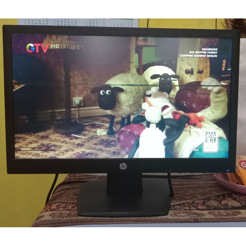 Monitor LCD HP 19 inch ( HP V193b ) minus garis hitam