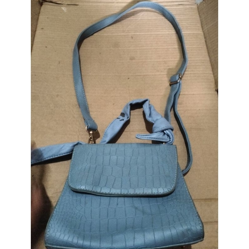 preloved tas wanita biru