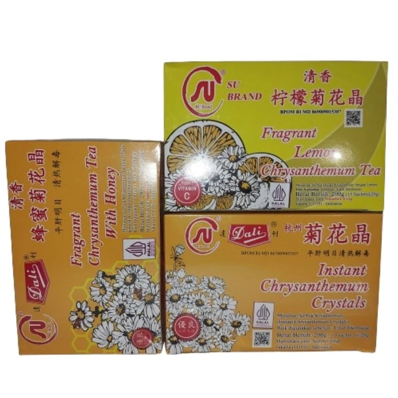 

Dali chrysanthemum tea SU JiHua Jing 10sachet teh kembang krisan teh bunga seruni untuk panas dalam