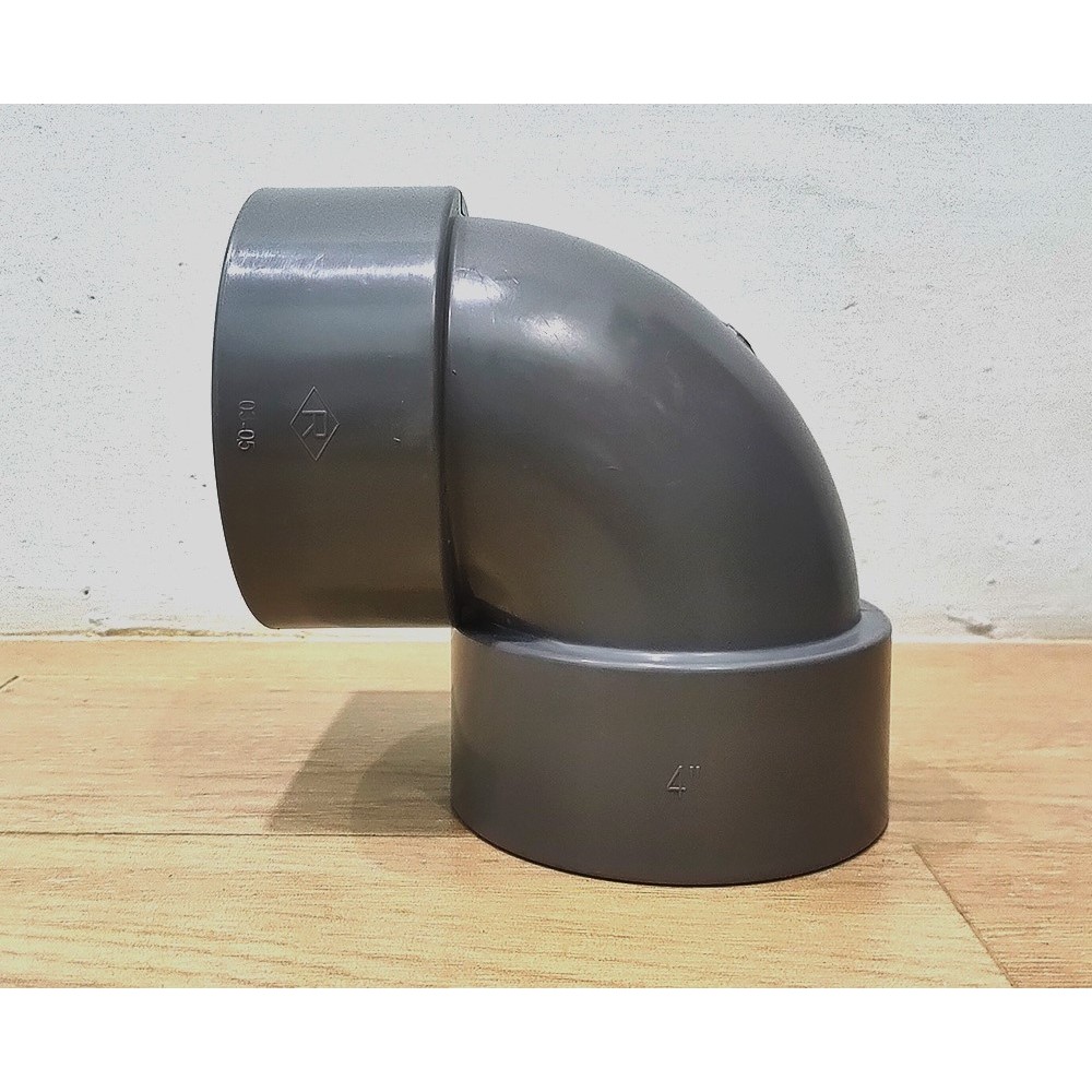 ELBOW / KNEE PIPA PVC 4 INCH RUCIKA (D) / PIPA 4 INCH
