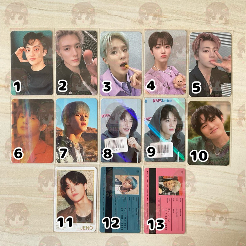 PHOTOCARD WINWIN MARK JENO JAEMIN CHENLE ARCHIVING COLLECTING HOTTRACKS GOLDEN AGE PC OFFICIAL KMSTA
