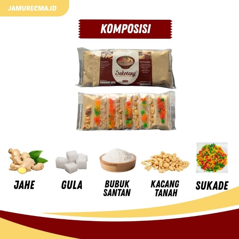 

Sekoteng Jahe Santan Susu Isi 5 Penghangat Badan