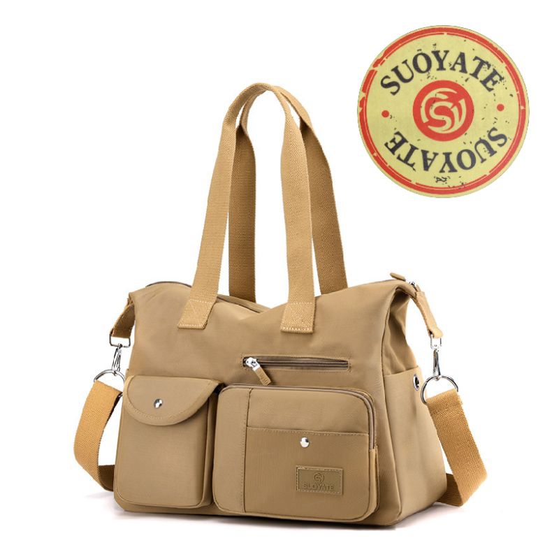SUOYATE 1069  - TAS TOTE & SELEMPANG FASHION WANITA ANTIAIR(Muat Laptop 14")