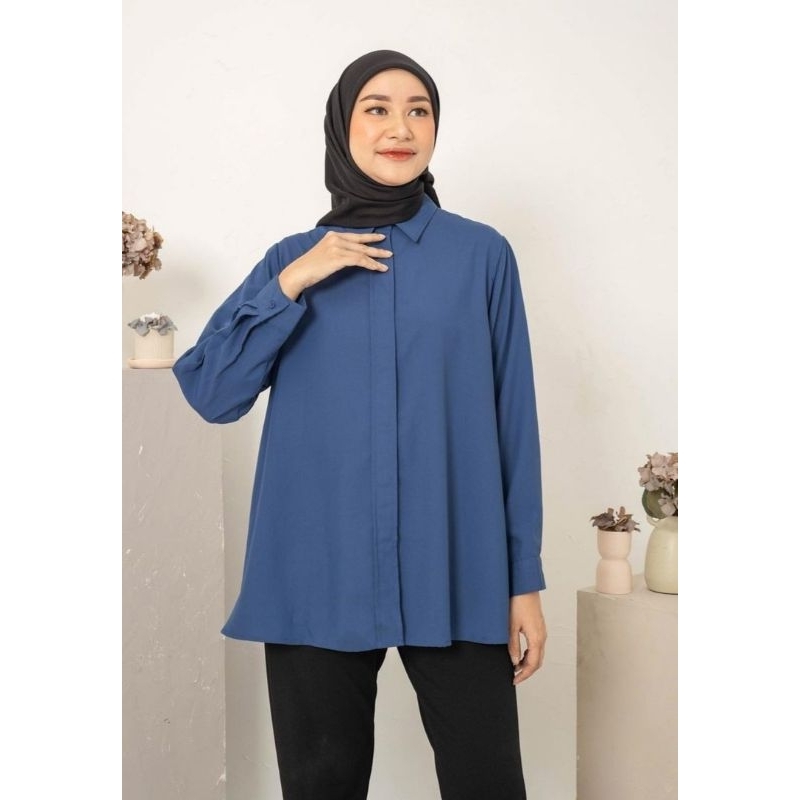 PL-Zerlyn Pleats Shirt Heaven Lights