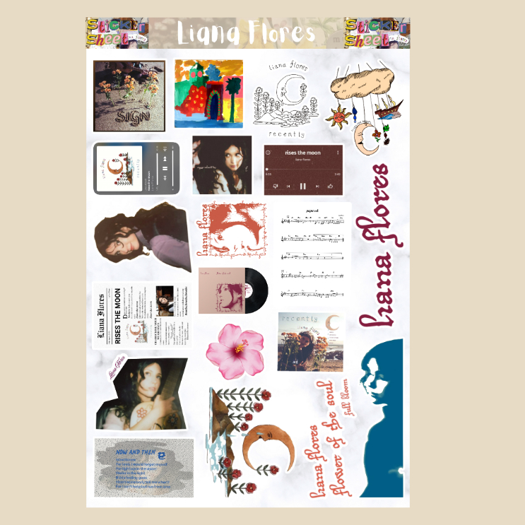 

Liana Flores Sticker Sheet