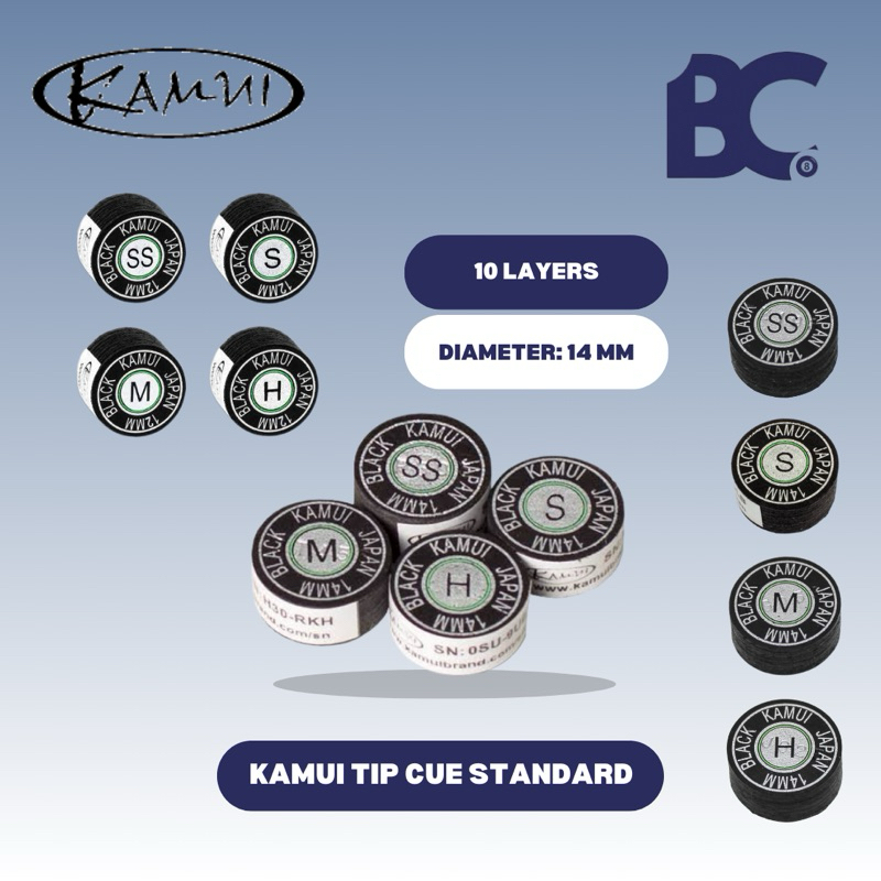 Kamui Black Master Tip Billiard - Master Tip Play - Master Tip Billiard - Tip Billiard - Cue Tip