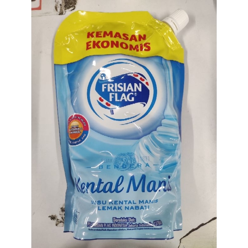 

Frisian Flag Susu Kental Manis Putih / Coklat Pouch 545g