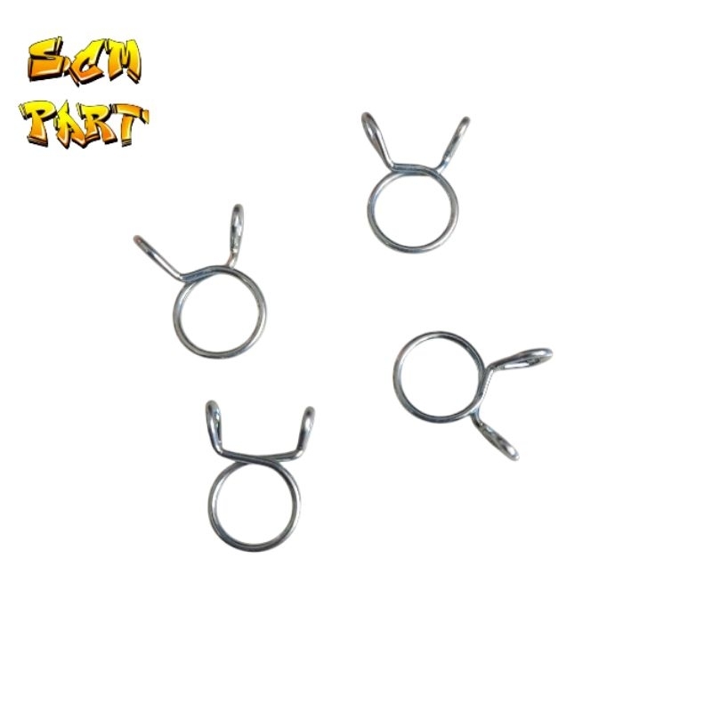 keleman selang jepit selang bensin 11mm  pembuangan filter udara al honda matic kompresor hawa 1pc