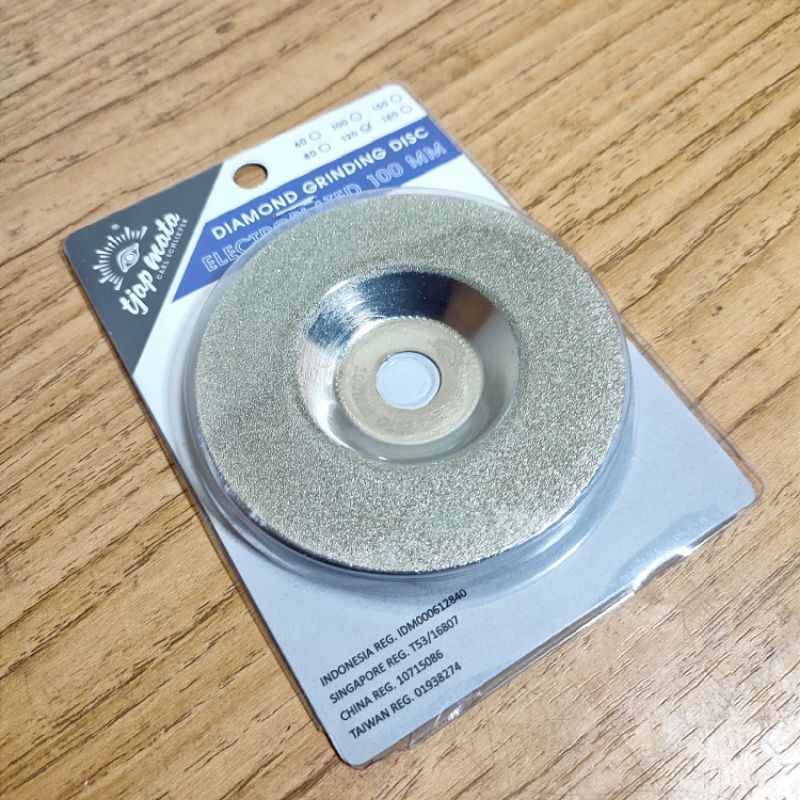 Mata Gerinda Poles Pinggul Keramik Granit Marmer 4 Inch Grit 120  Bevel Kaca Keramik Granit Bevel Ma