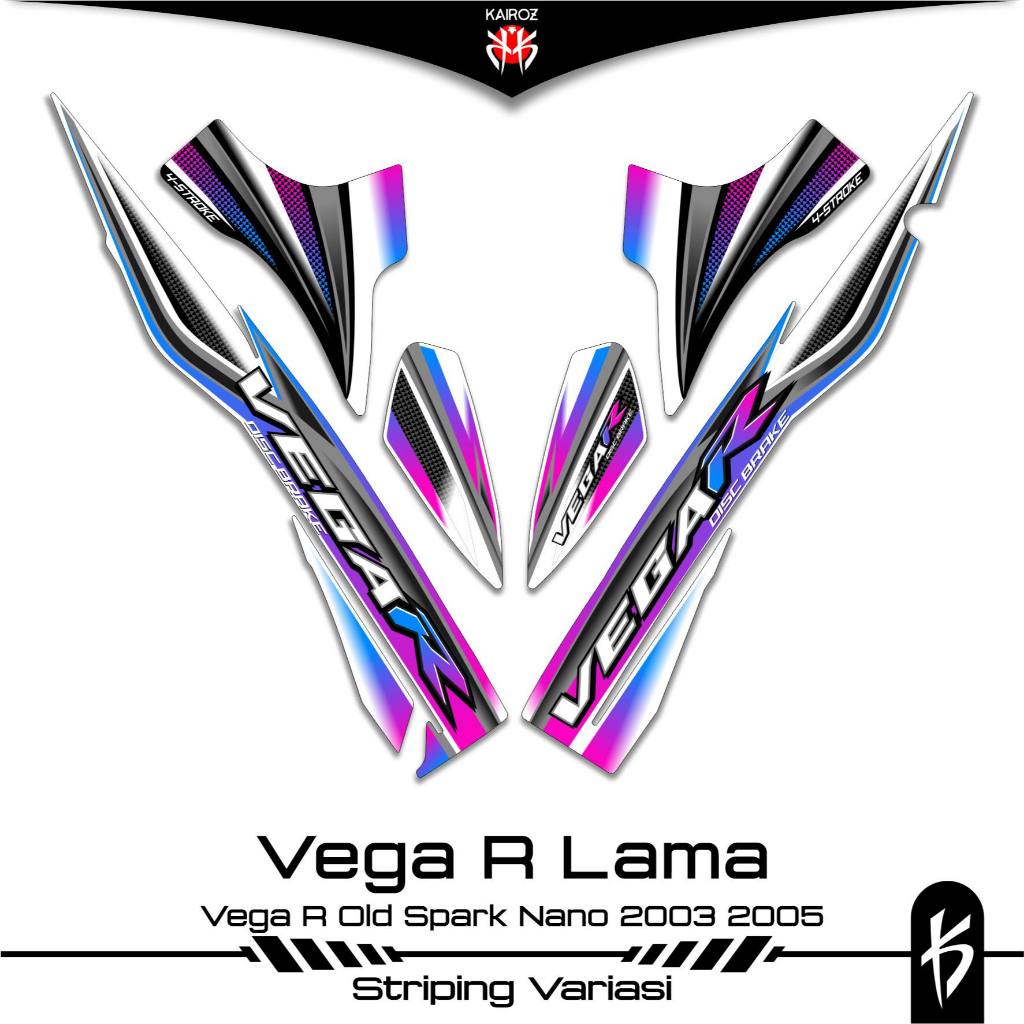 STRIPING VEGA R LAMA SKU 13 STIKER STICKER YAMAHA VEGA R OLD 2003 2005 110 LAMA SIRIUS SPARK NANO