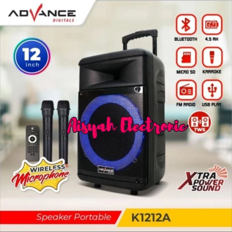 SPEAKER ADVANCE 12 INCI K1212A GARANSI RESMI