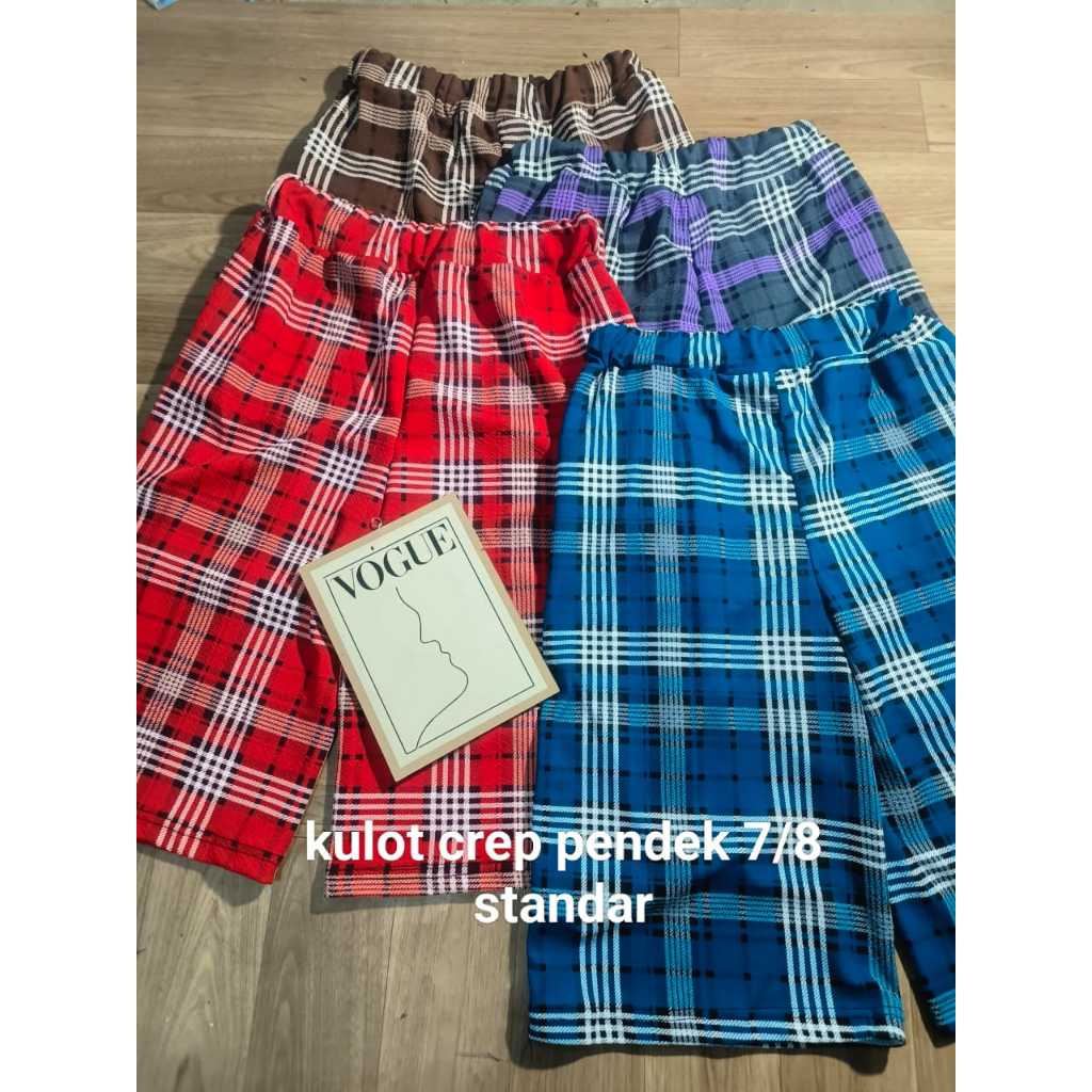 Kulot pendek 7/8 kulot pendek ternyaman kulot pendek termurah kulot pendek terbaru