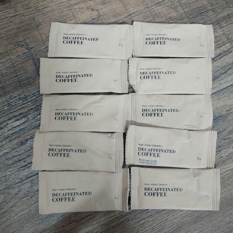 

KOPI INSTAN DEKAFEIN DECAFFEINATED COFFEE KOPI BEBAS KAFEIN 2G