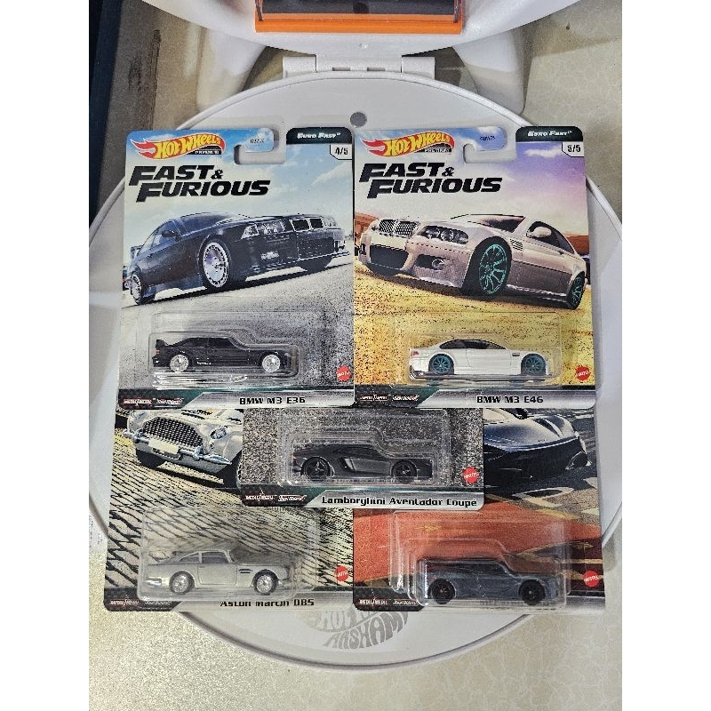 Hot Wheels Premium Fast & Furious "Euro Fast" 2020 | Aston Martin DB5 McLaren 720S Lamborghini Avent