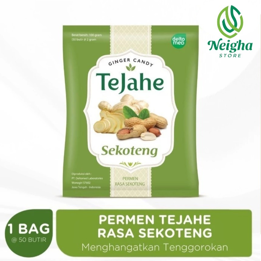 

Permen Herbal Tejahe Rasa Sekoteng Jahe & Kacang Bag 50 Butir Untuk Menghangatkan Tubuh Tenggorokan