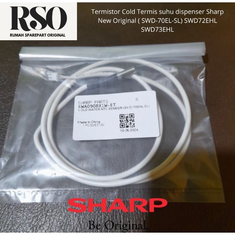 Termistor Cold Termis suhu dispenser Sharp New Original ( SWD-70EL-SL) ( SWD72EHL) SWD73EHL