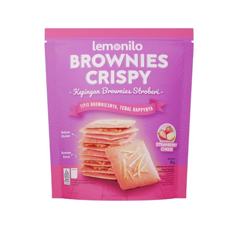 

Lemonilo Brownies Crispy Strawberry Cheese 35gr