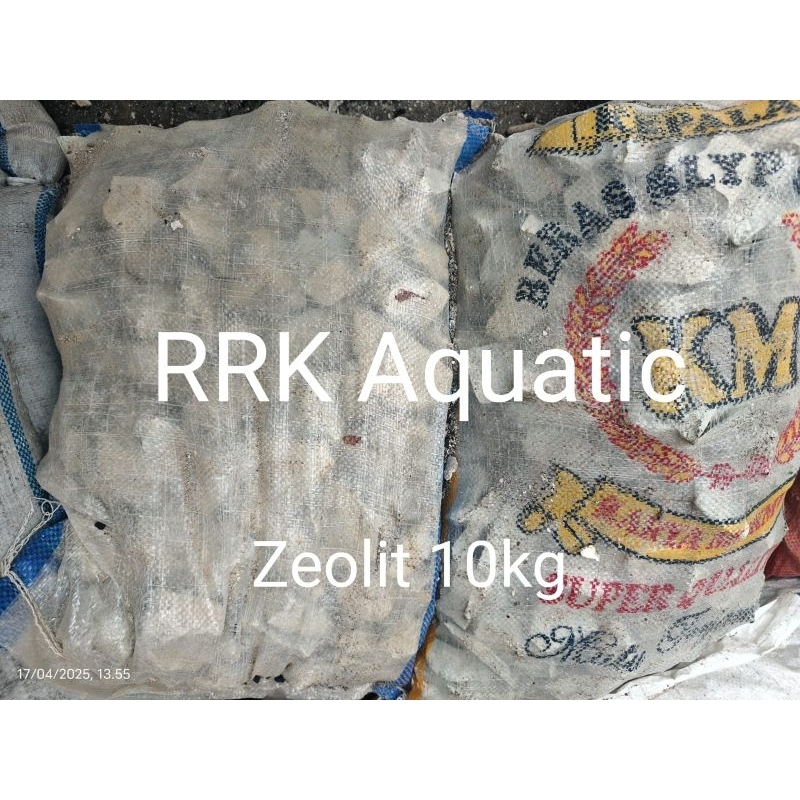 zeolit 10kg media filter kolam koi / zeolit karungan 10kg media filter / zeolit filter air / zeolit