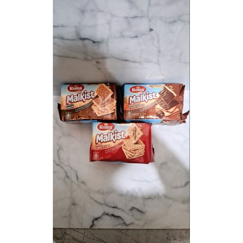 

ROMA MALKIST Crackers/Abon/Coklat 105g