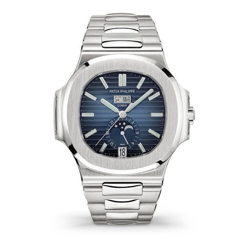 JAM TANGAN PATEK PHILIPPE NAUTILUS 5726/1A CALENDAR MOON PHASE SWISS CLONE 40mm #Jamtanganpria #Jamt