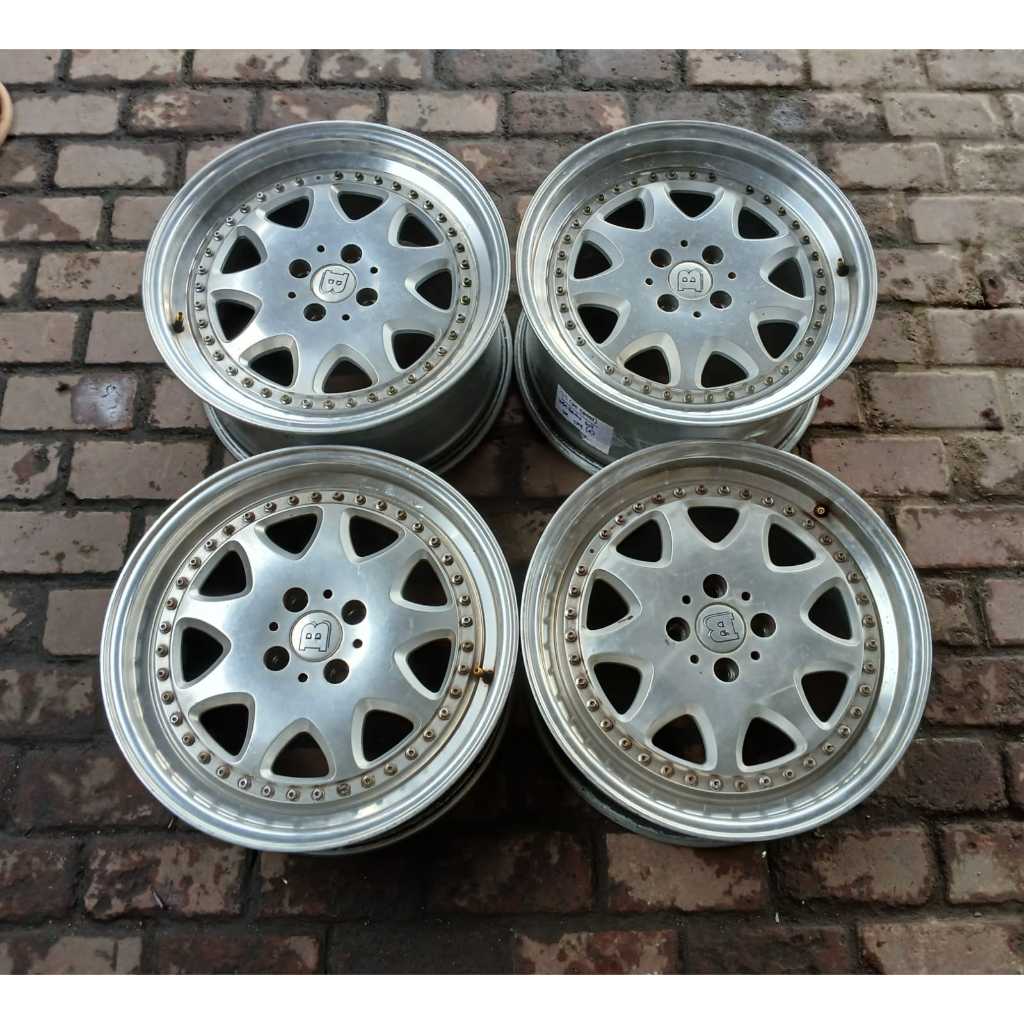 VELG MOBIL BEKAS BRABUS R17 PCD 4X100 UNTUK JAZZ YARIS VIOS ROCKY RAIZE FREED CITY