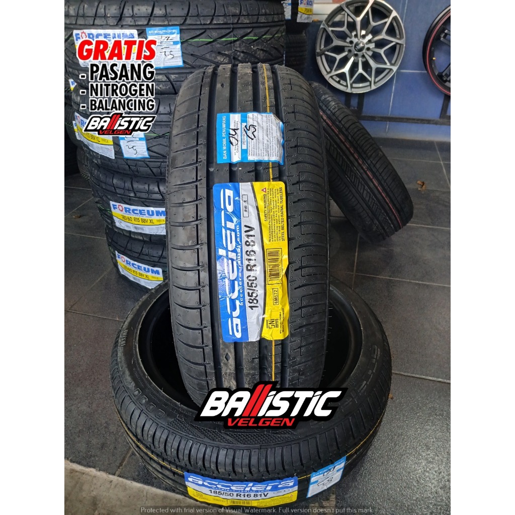 Ban Accelera PHI 185 50 R16 Tubeless Radial Ban Mobil Murah Ring 16 185 50