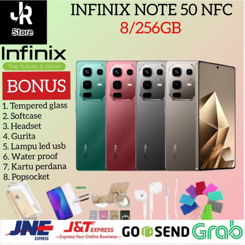 INFINIX NOTE 50 NFC RAM 8GB 256GB GARANSI RESMI INFINIX