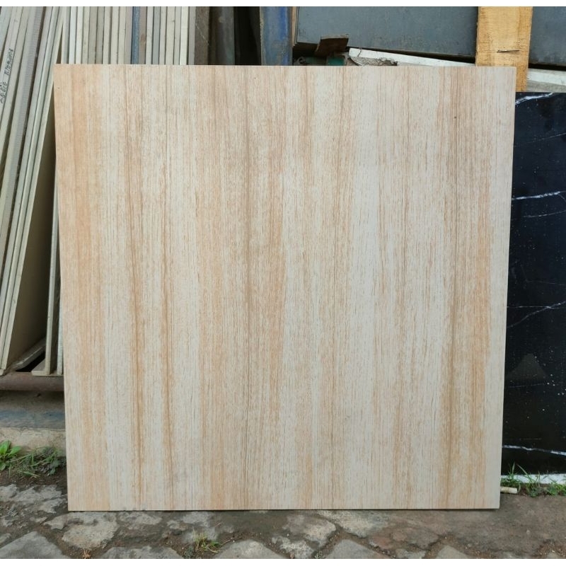 Granit motif kayu 60x60 Indogress natural Mahogany matt